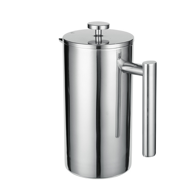 New Arrival Household 350/800/1000ML Portable Stainless Steel Heavy Duty French Press Insulated Coffee Espresso Maker Coffee Pot