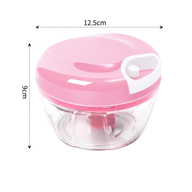 New Arrival 500ML Mini Hand Pull String Food Meat Vegetable Cutter Slicer Manual Food Chopper