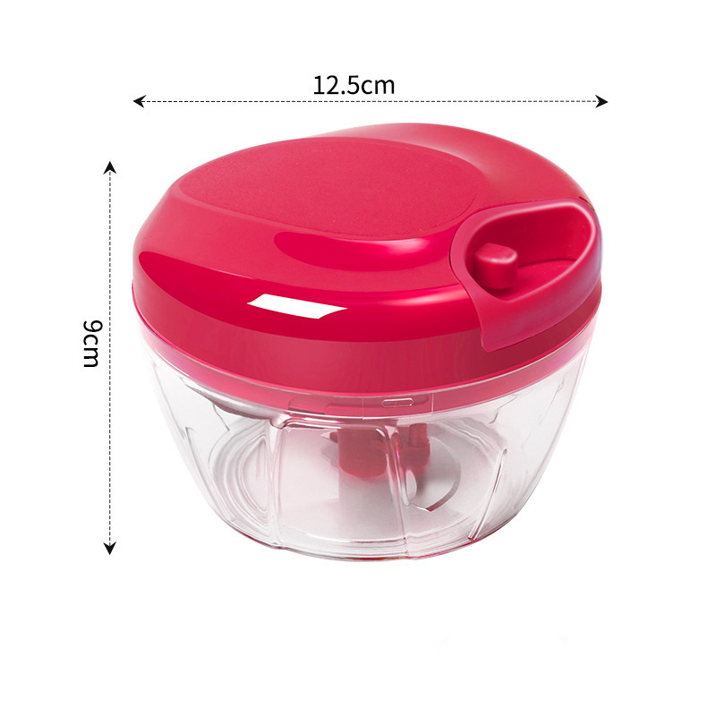 New Arrival 500ML Mini Hand Pull String Food Meat Vegetable Cutter Slicer Manual Food Chopper