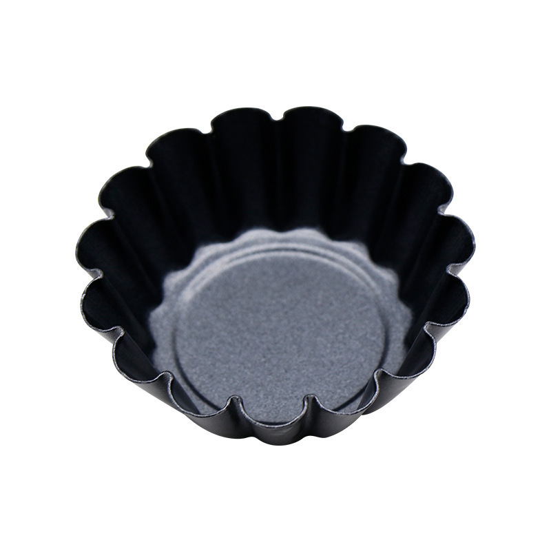 New Arrival 6.5 CM/2.5 Inch Carbon Steel Mini Nonstick Tart Pan Pie Egg Pineapple Mold Pan Cake Baking Tray