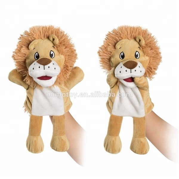 Educational Kids Toy Cartoon Plush Animal Hand Puppet Theater Fashion New OEM Custom Stuffed Soft Baby Toy Plush Hand Puppet