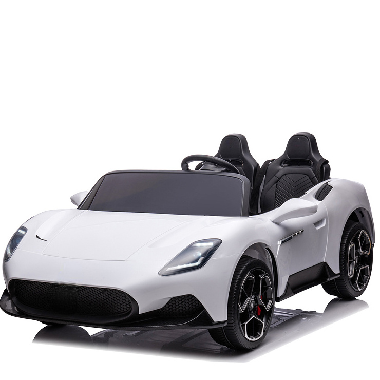 High Quality 12v 7a 2 Seats Electric Car 4 Wheels Remote Control Powerful Ride On Car For 3-6 Years Old Kids' Ride On Vehicles