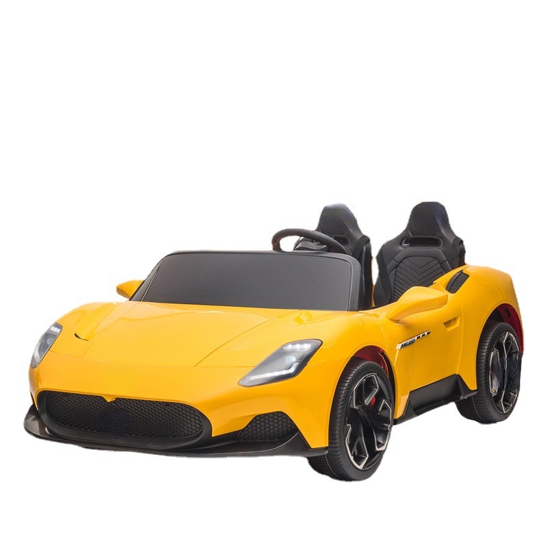 High Quality 12v 7a 2 Seats Electric Car 4 Wheels Remote Control Powerful Ride On Car For 3-6 Years Old Kids' Ride On Vehicles