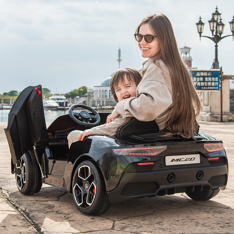 High Quality 12v 7a 2 Seats Electric Car 4 Wheels Remote Control Powerful Ride On Car For 3-6 Years Old Kids' Ride On Vehicles