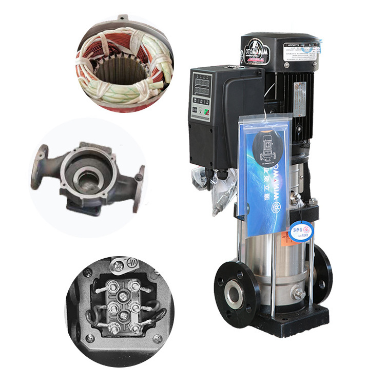 Energy Saving Stainless Steel Minamoto Vertical Multistage Centrifugal Pump Euro Standard Booster Pump