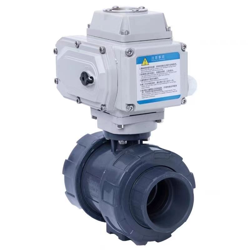 2 Way 3 Way 4 Inch For Water Pipe  Pvc Plastic Double Union 110v 120v Ac Electric  Control  Motorized Pvc Ball Valve