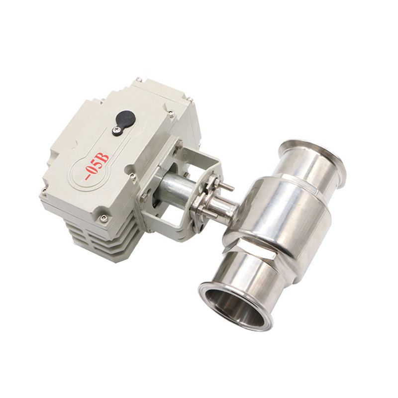 2 Inch Modulating/On Off Type Stainless Steel Ss304 Ss316l Electric Ball Valve Tri Clamp Sanitary 2 Way Motorized Ball Valves