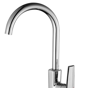 Deck-Mounted Stainless Steel Single Hole Flexible Chrome Kitchen Faucet Water Purifier For Kitchen Sink