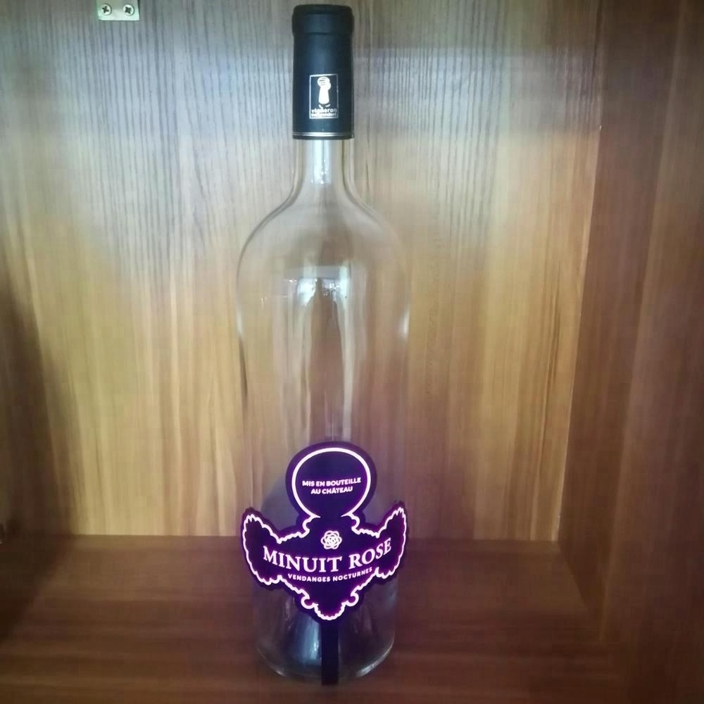 EL Luminous LED label waterproof lighting label wine bottle sticker