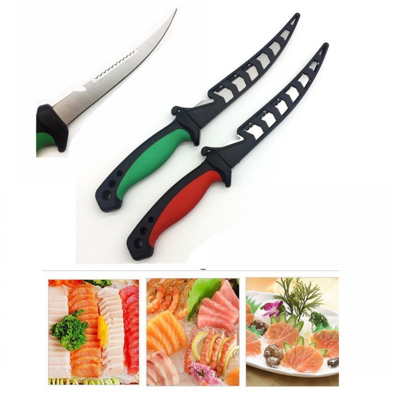 High Quality Soft Rubber Handle Fillet Knives Fishing Knife Fillet Knife Fish