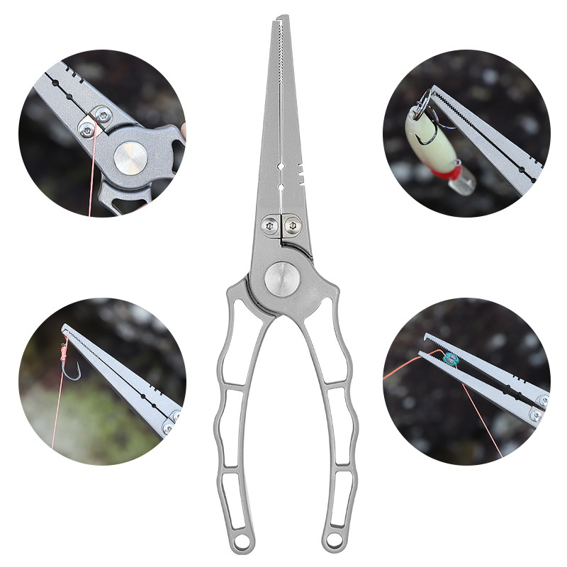 Whole Stainless Steel Fishing Pliers Split Ring Pliers Multifunction Fish Hook Remover Accept Small Order