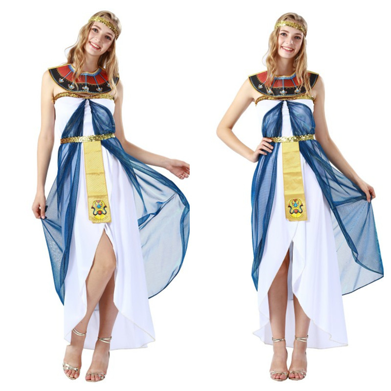 Wholesale Cosplay Costume Sexy Women Ancient Egypt Adult Halloween Costumes Cleopatra Queen Carnival Party Costume