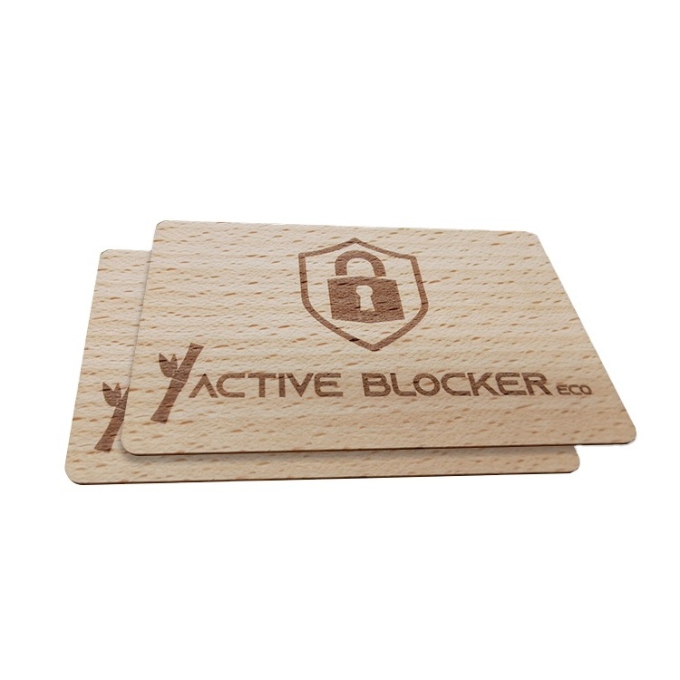 Eco-friendly Custom Logo Wooden Craft VIP Business Name Cards