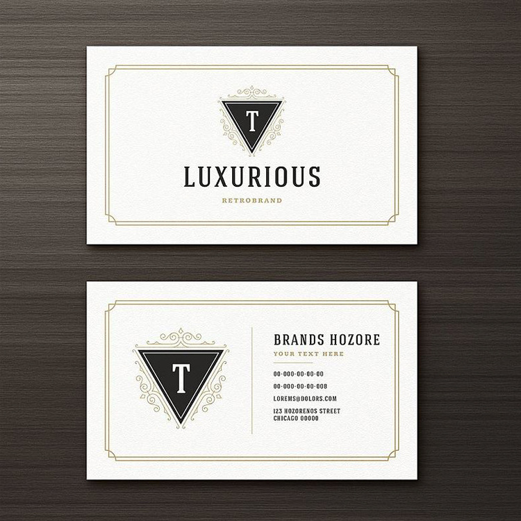 Customized Bio Paper NFC Business Card Printing Luxury Gold Foil Business Cards With Logo