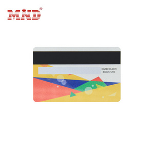 Blank Clear ATM Plastic Card With 2 Track Magnetic Strip