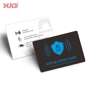 Aluminium Paper Anti Theft Contactless RFID And NFC Card Blockers Credit Card Blocker Suppliers RFID Blocking Card