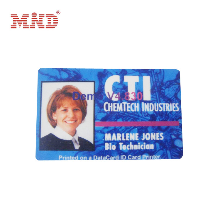 Customized Photo National Id Card 125khz Tk4100 Em4100 Personalized Photo Id Business Chip Card