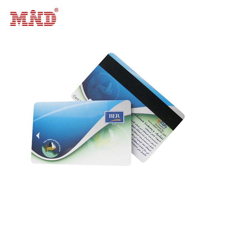 Blank Clear ATM Plastic Card With 2 Track Magnetic Strip