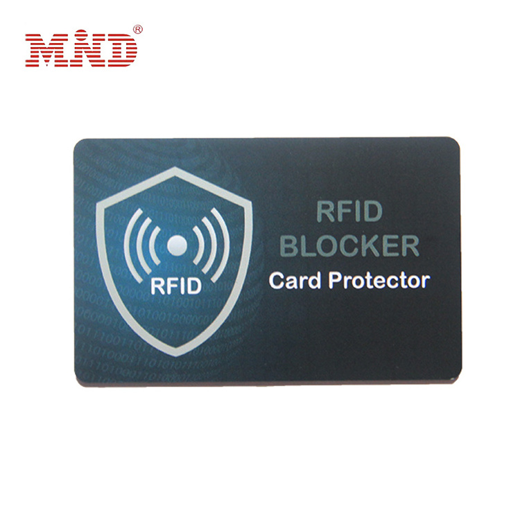 Aluminium Paper Anti Theft Contactless RFID And NFC Card Blockers Credit Card Blocker Suppliers RFID Blocking Card