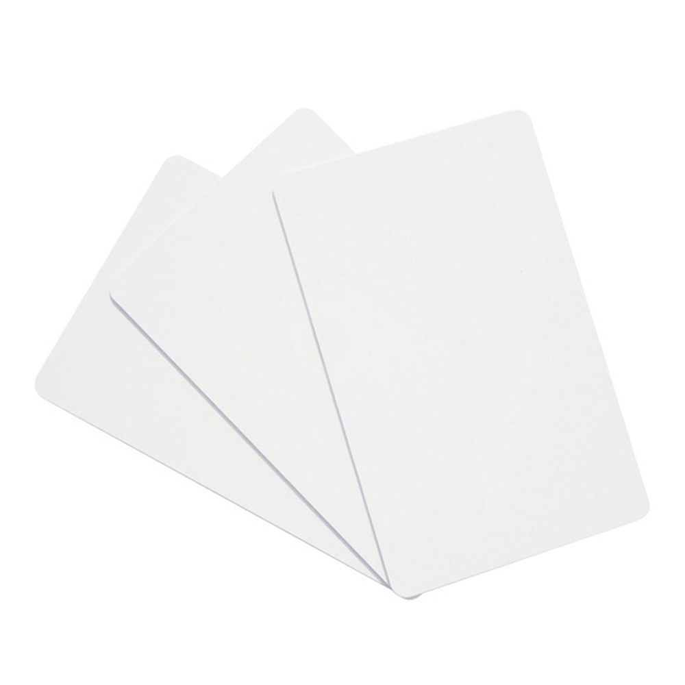 100 PCS ID Premium PVC Cards CR80 30 Mil Blank White Graphic Quality Plastic Cards for ID Bage Printers