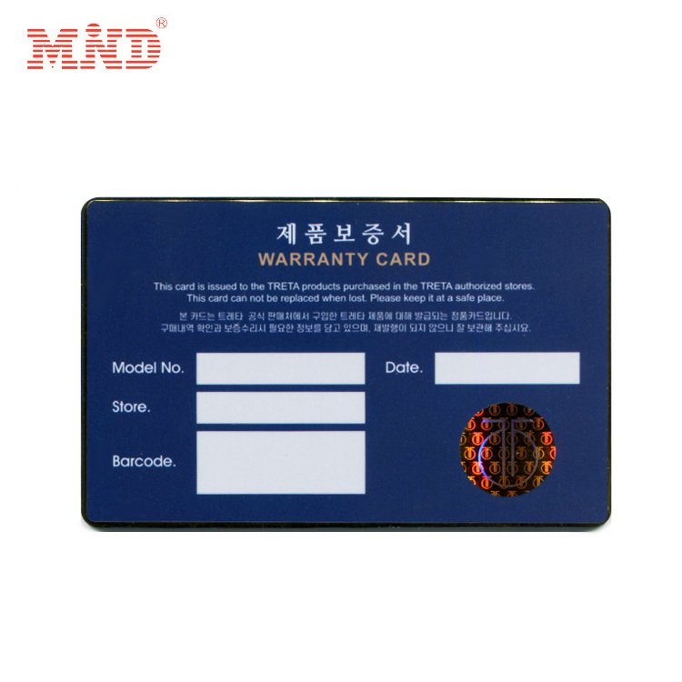 Custom  Printing Security Holographic Rfid Card Security Printing Card