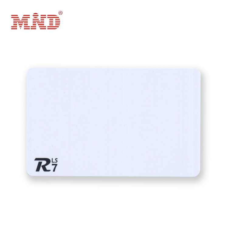 Custom 13.56mhz Inkjet printable F08 chip nfc chip white Blank Pvc Plastic nfc card