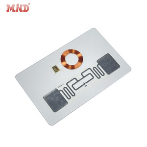 UHF rfid dual frequency card tag long range skimmer card reader rfid card for personal access control system