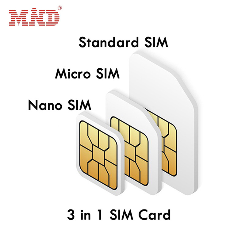 Programmable SIM Card JAVA Card 128K with Mini/Micro/Nano cutting