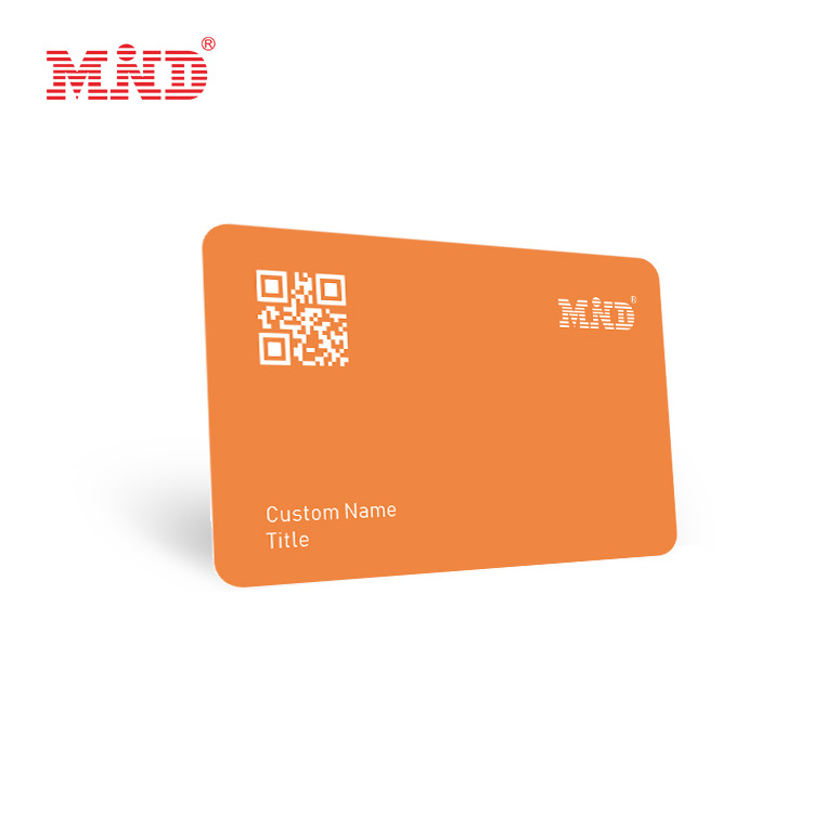 Personalized Logo QR Code Glossy/Matte Plastic NFC Business Name Members Card VIP Loyalty Cards