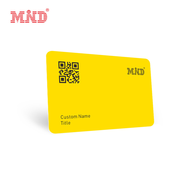 Personalized Logo QR Code Glossy/Matte Plastic NFC Business Name Members Card VIP Loyalty Cards