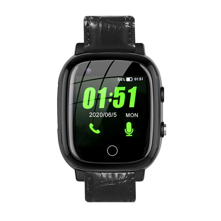 T5s  4G wifi sos anti lost anti Fall down temperature gps tracking ios android phone gps watch elderly