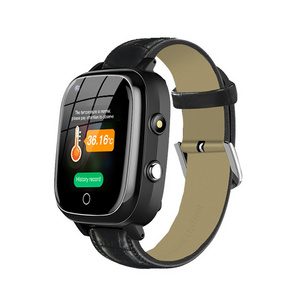 T5s  4G wifi sos anti lost anti Fall down temperature gps tracking ios android phone gps watch elderly