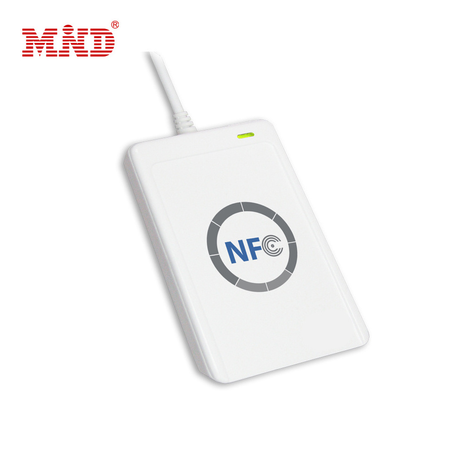 Portable 13.56MHZ RFID ISO14443 USB Contactless NFC Card Reader