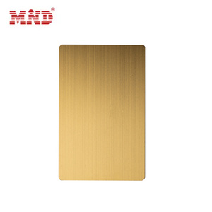 Factory price custom sublimation RFID NFC metal business cards blank for luxury nfc business card metal