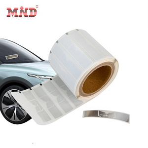 RFID sticker Tag Windshield Label Tag 1~10m Long Range UHF RFID NFC/UHF Windshield Tags For Car Parking System