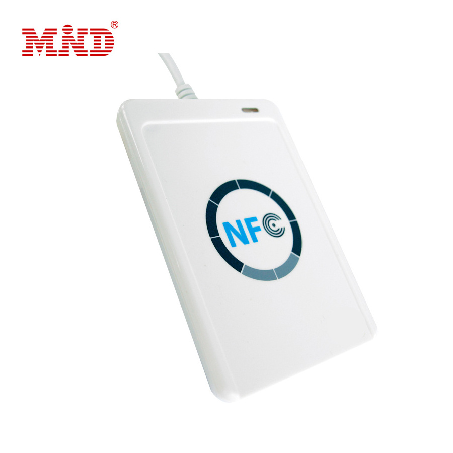 Portable 13.56MHZ RFID ISO14443 USB Contactless NFC Card Reader