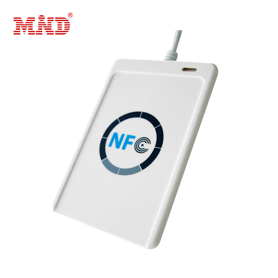 Portable 13.56MHZ RFID ISO14443 USB Contactless NFC Card Reader