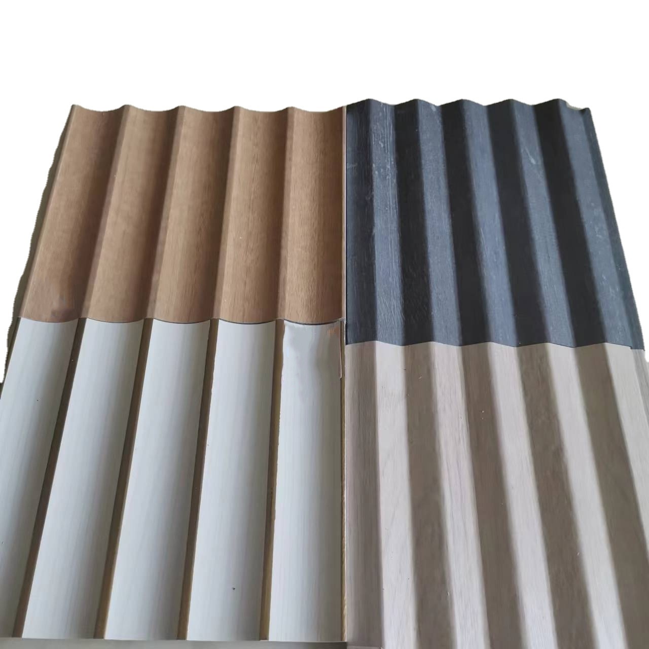 Luxury Louver Flexible 3d wooden Slats Grill Interior Fluted Wall Panels