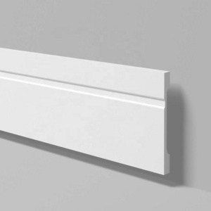 Easy Installation  6cm/ 7cm/8cm/10cm White Decorative PS/PVC/ Plastic Skirting Board Wall Mouldings