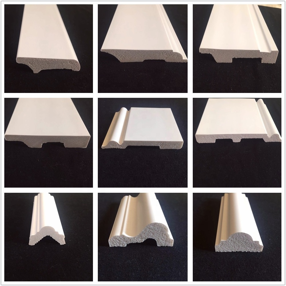 Waterproof Plastic Polystyrene Skirting Board & PS Frame Baseboard& Flooring Decorative Moulding