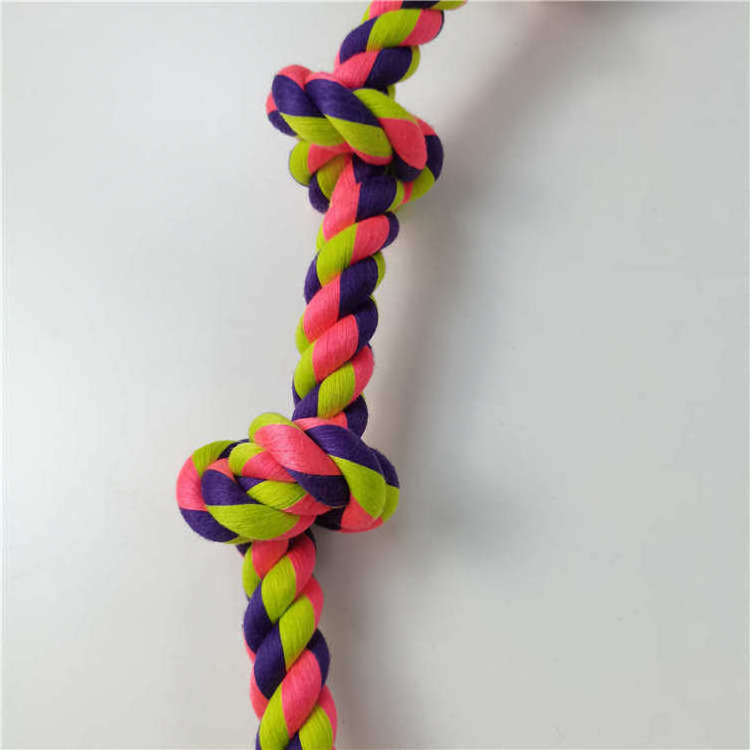 Wholesale Handmade Knitting Rope Knot Training Toys for Pet Dogs Factory Direct Sale New Dog Self Teeth Grinding Molar Toys