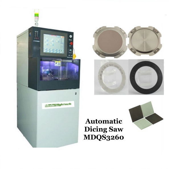 Automatic diamond dicing saw machine for silicon wafer