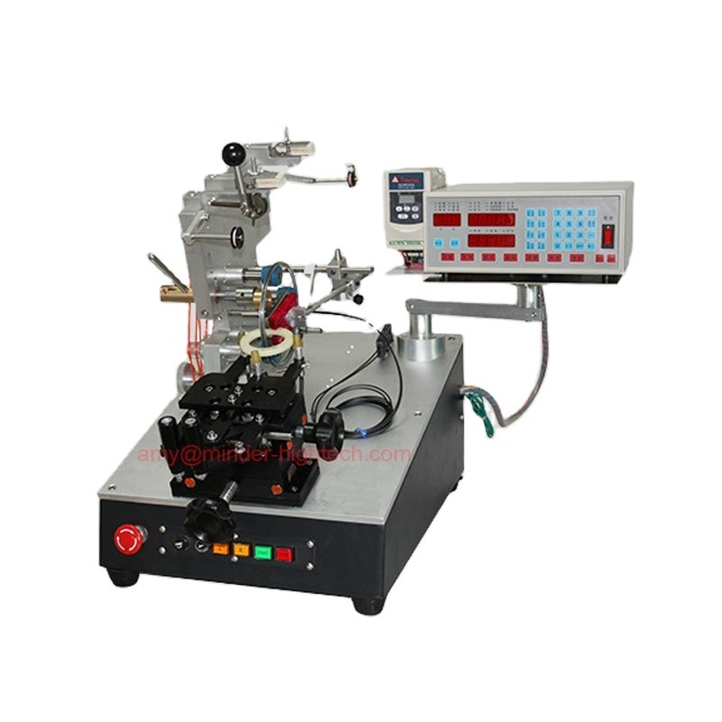 Servo motor automatic small electronic transformer spool toroidal inductor coil winding machine