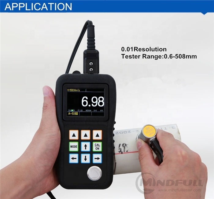 Ultrasonic Aluminum Thickness Meter/Thickness Gauge/Thickness Measuring Instrument