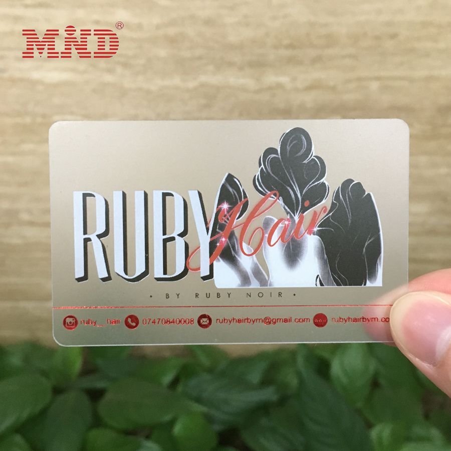 Plastic Transparent Business Cards/Visiting Cards/ Name Cards