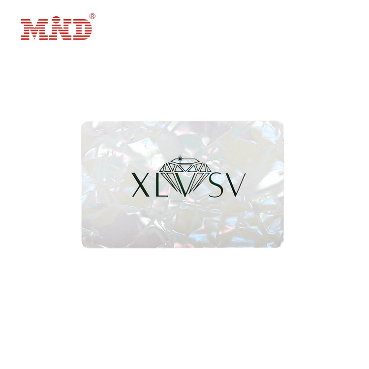 Custom Printing Shell PVC VIP gift loyalty carte Plastic Membership Cards