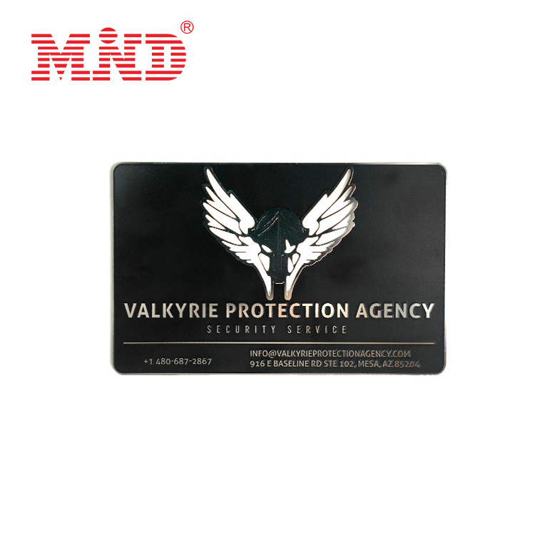 Luxury metal business card factory customizes metal cards