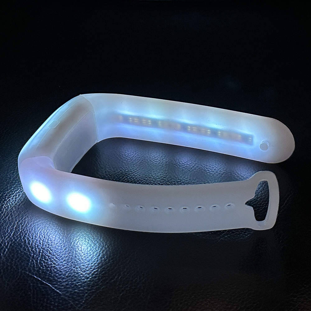 Color Change Sound Activated LED Wristband Flashing Bracelet Adjustable led flashing wrist band led light