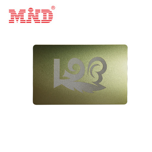 Luxury metal business card factory customizes metal cards