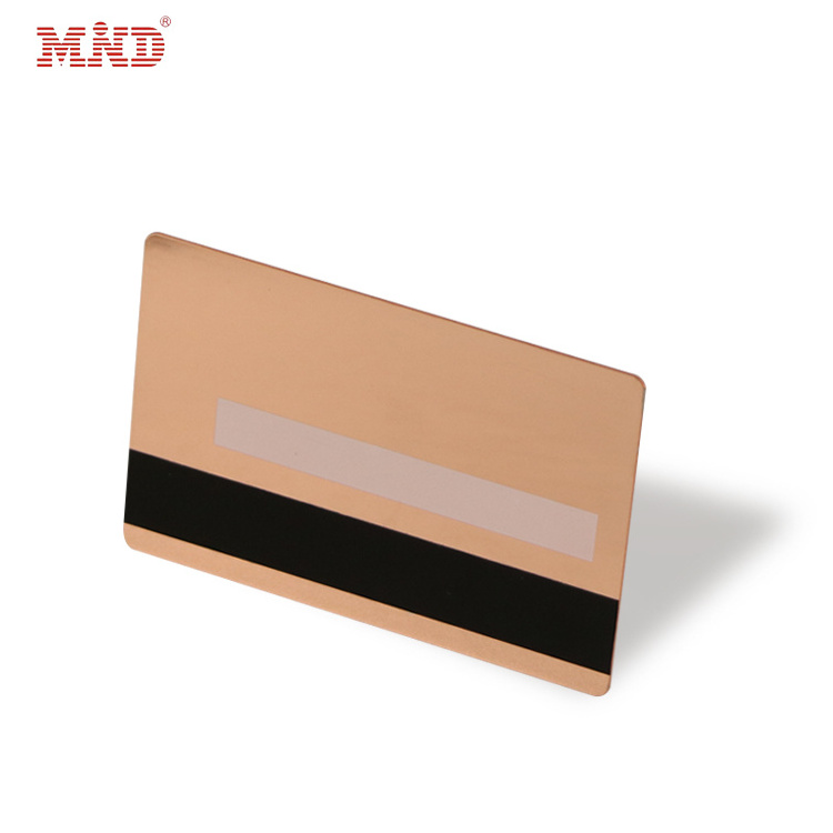 Custom ISO14443 A RFID Metal NFC Blank Business Luxury Gold Smart Metal NFC Card